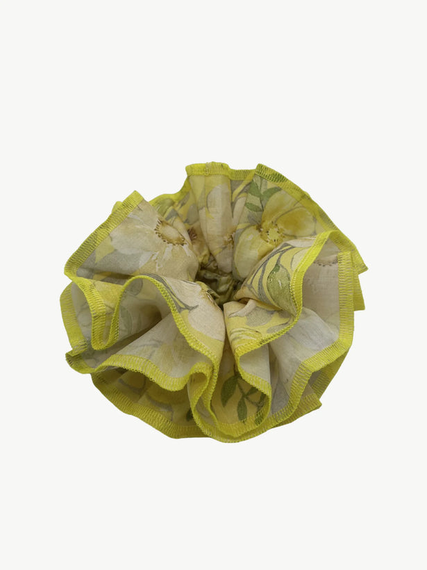 Azaria Scrunchie - Floral Yellow
