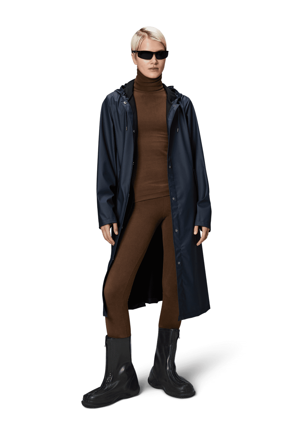 A Line Longer W Jacket - Navy