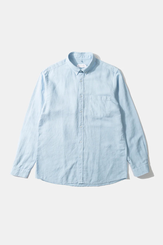Linen Shirt - Plain Light Blue