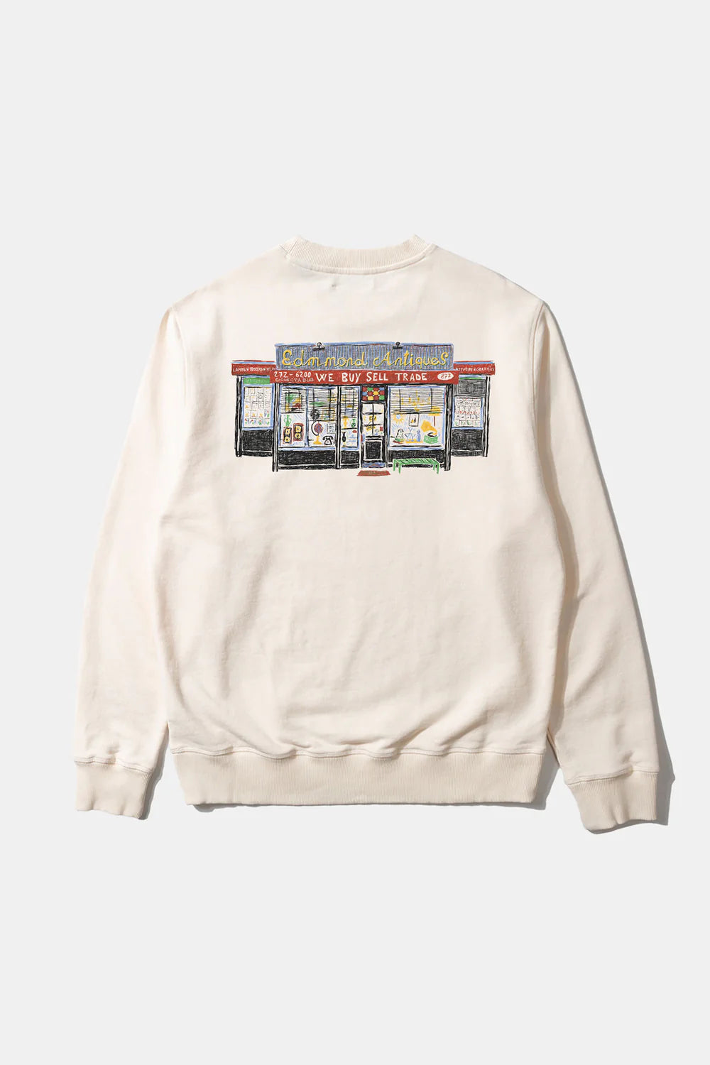 Antiques Sweatshirt - Plain Off White