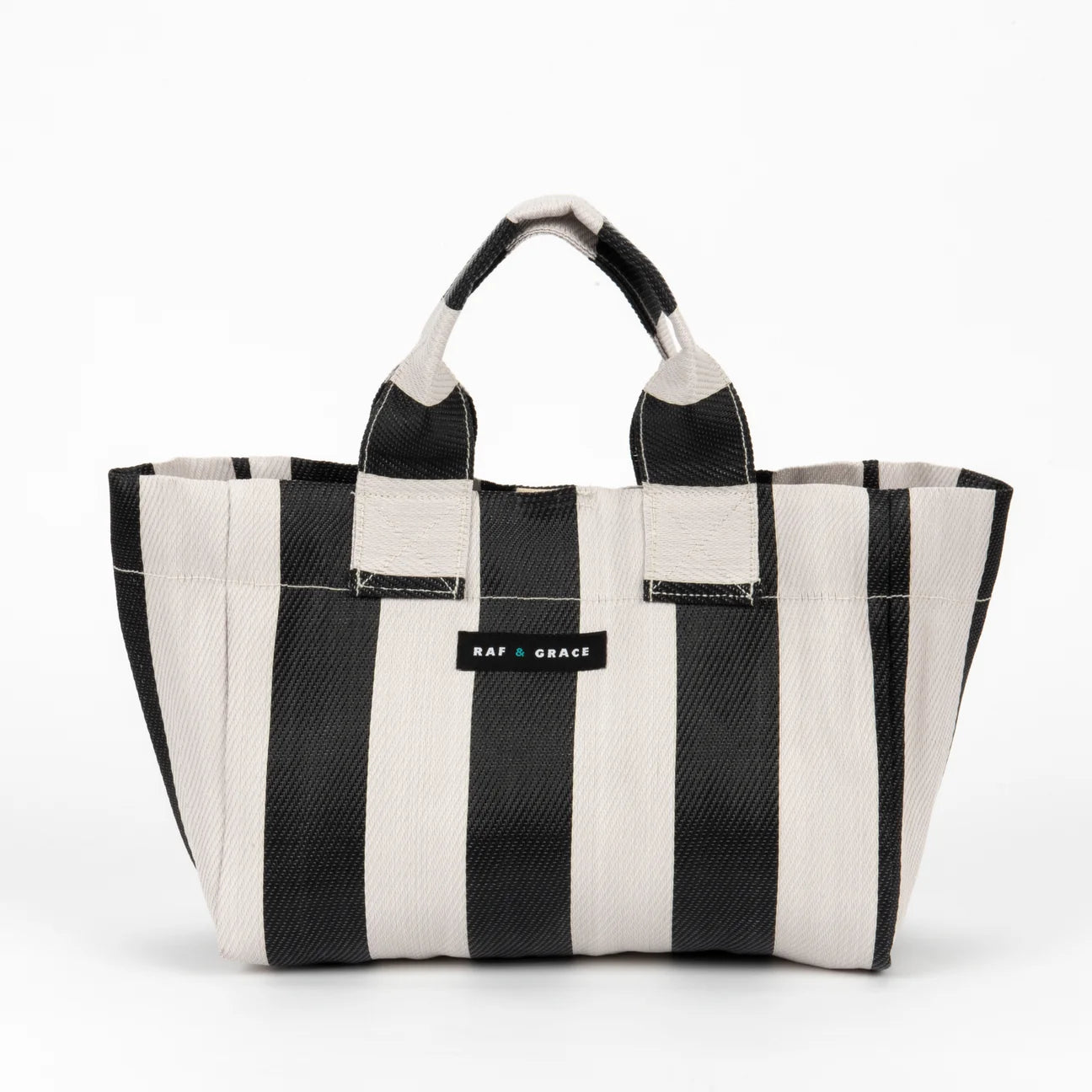 Micro Shopper Bag - Ecru/Black