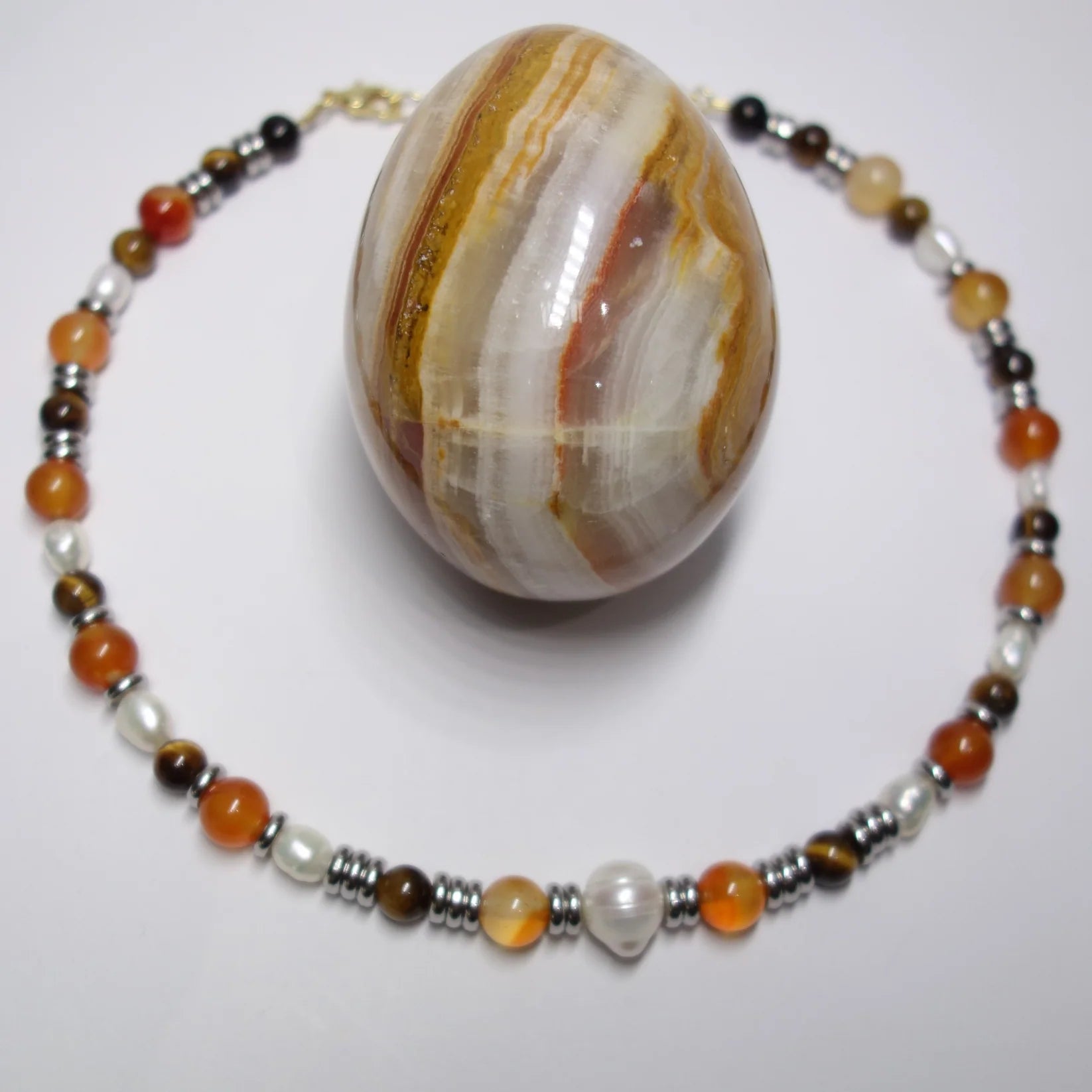 Cosmos Necklace - Orange