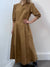 Talitha Midi Dress Organic Cotton - Ochre2