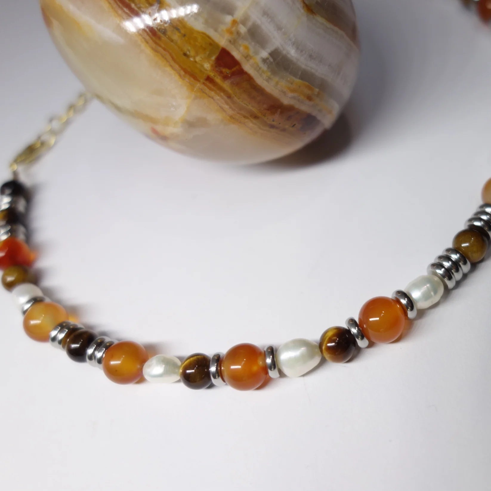 Cosmos Necklace - Orange