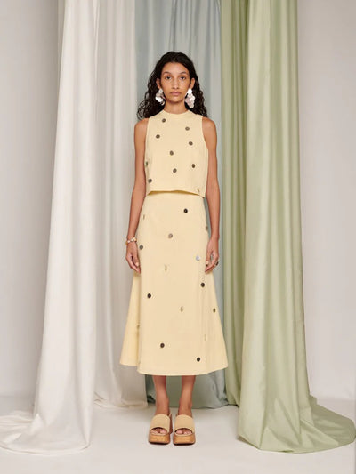 Solana Top - Butter Yellow