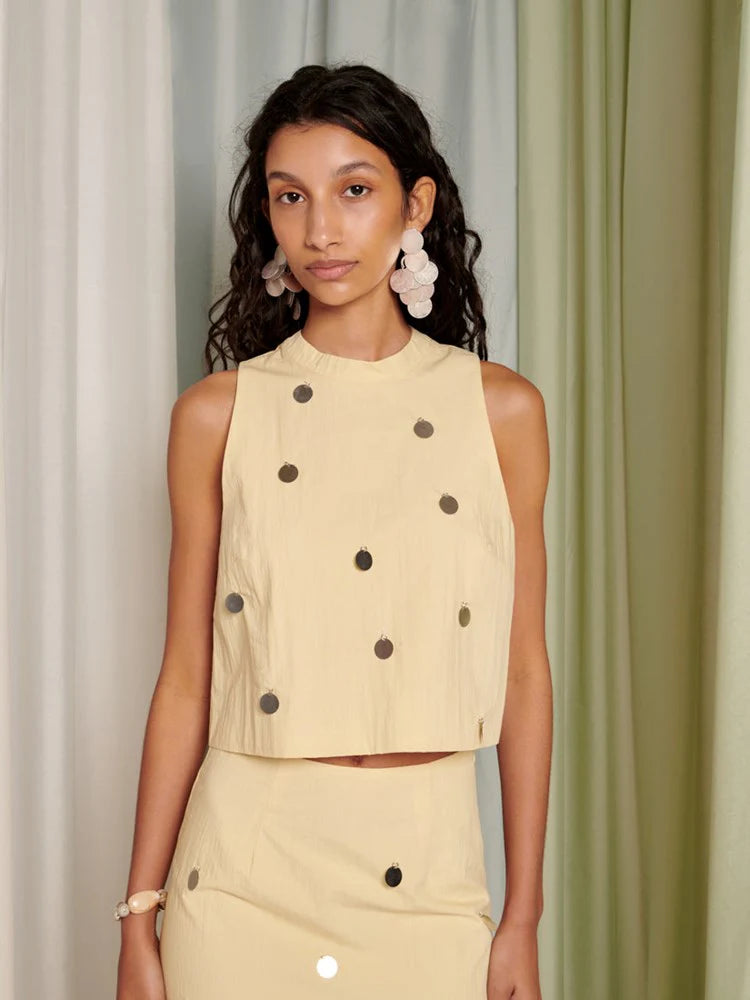 Solana Top - Butter Yellow