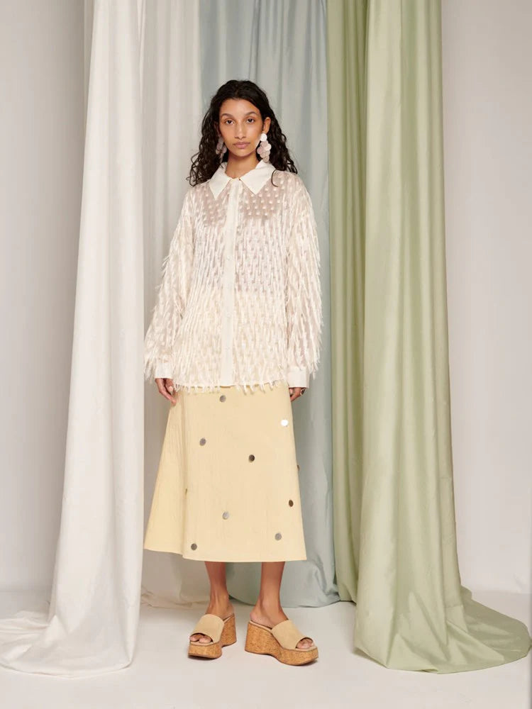 Anouk Shirt - Ivory Cream