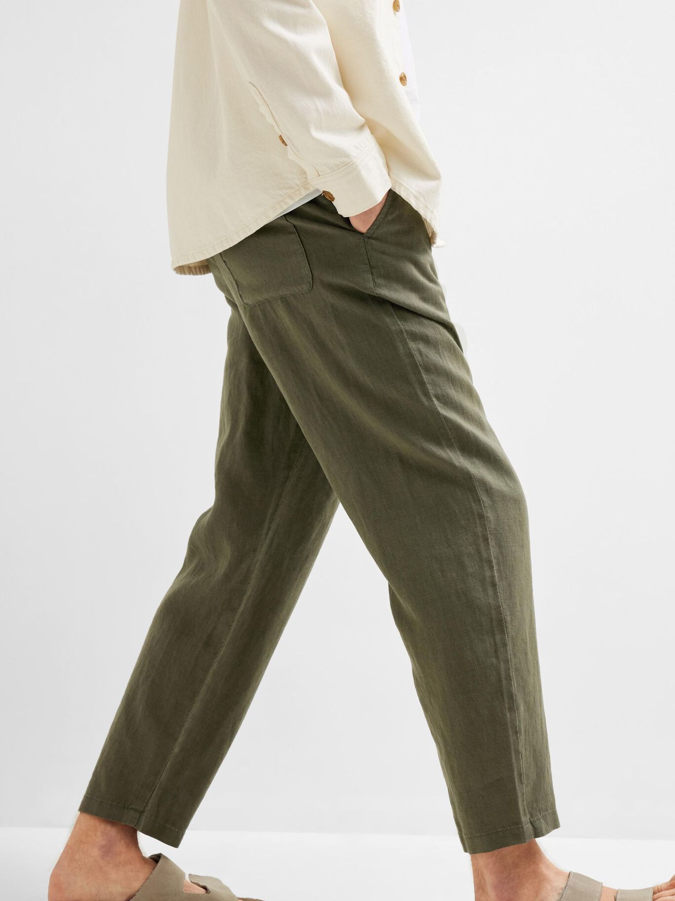 Relaxed Cropped Magnus Sun Pant - Forest Night