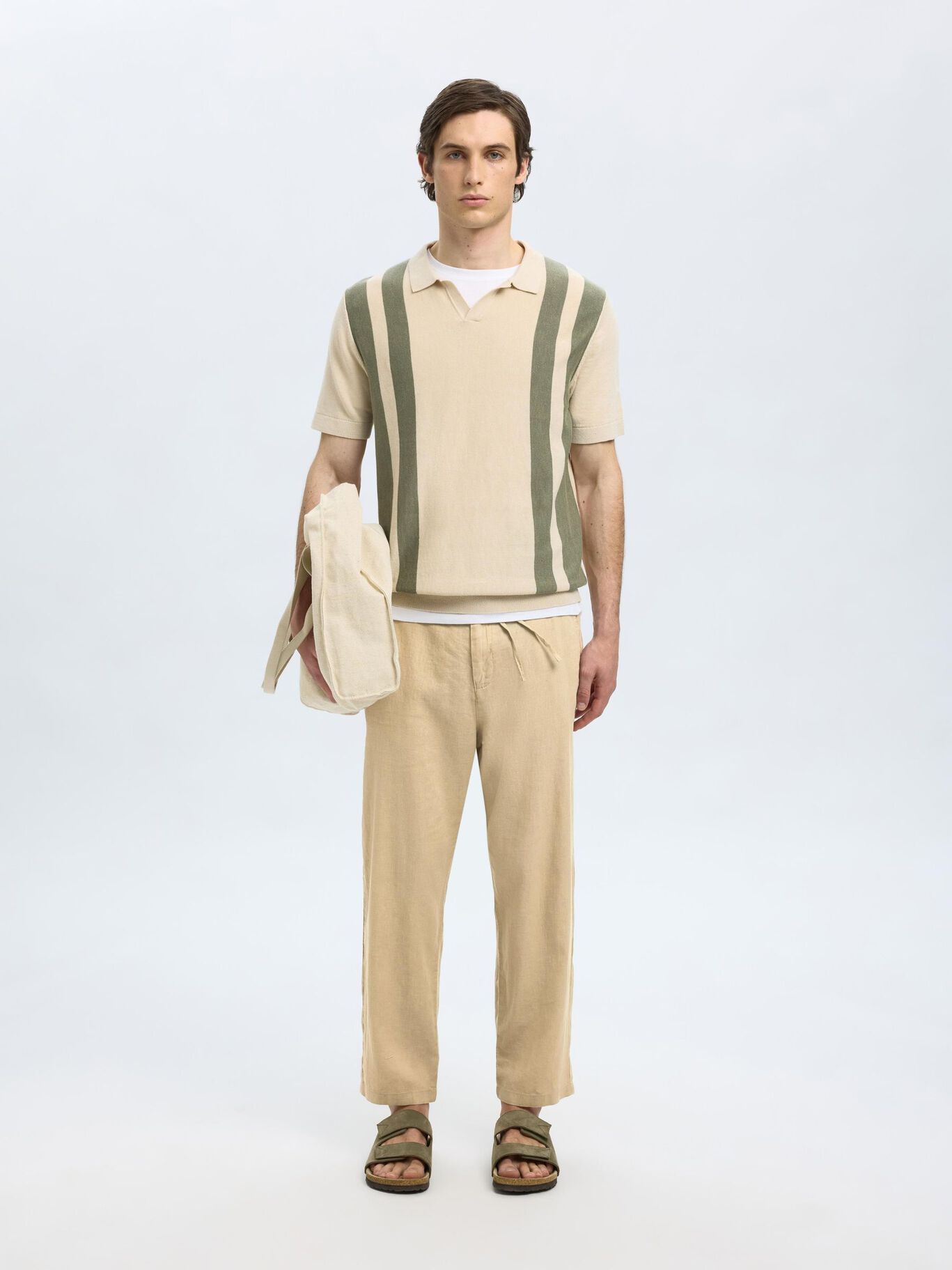 Relaxed Cropped Magnus Sun Pant - Pure Cashmere