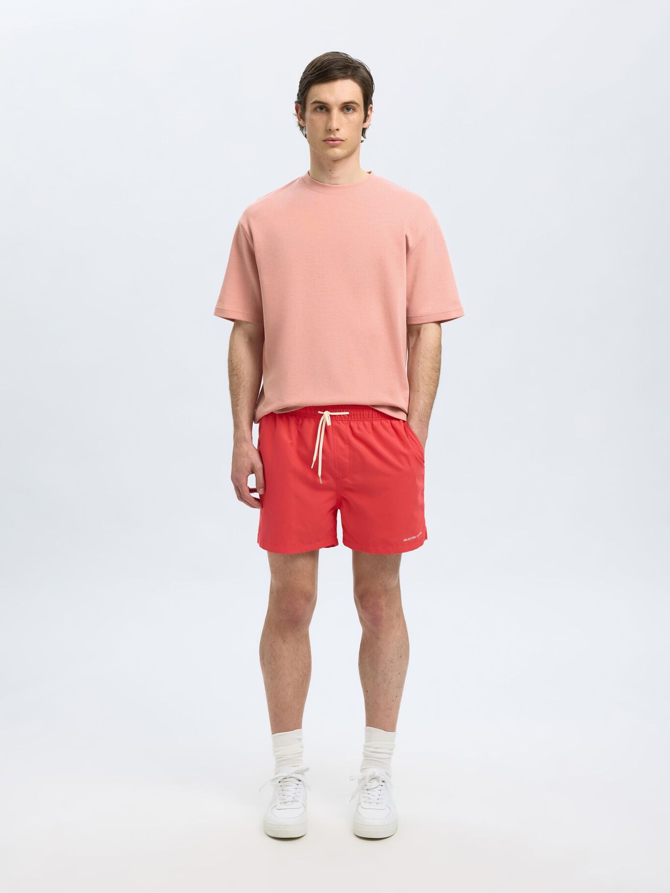 Oscar Loose O Neck Tee - Rose Tan
