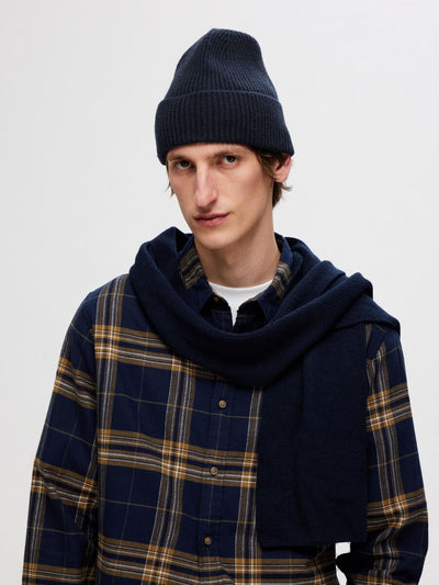 Mason Merino Wool Beanie - Sky Captain