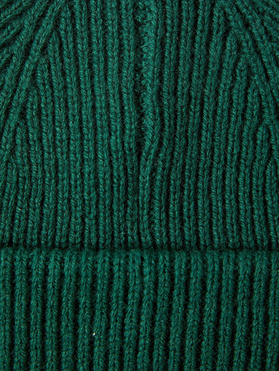 Mason Merino Sailor Wool Beanie - Dark Green