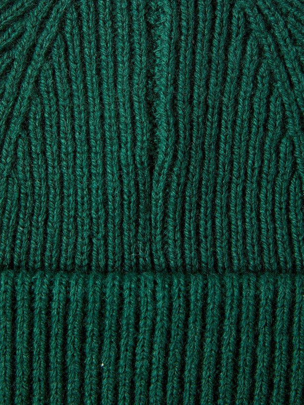 Mason Merino Sailor Wool Beanie - Dark Green