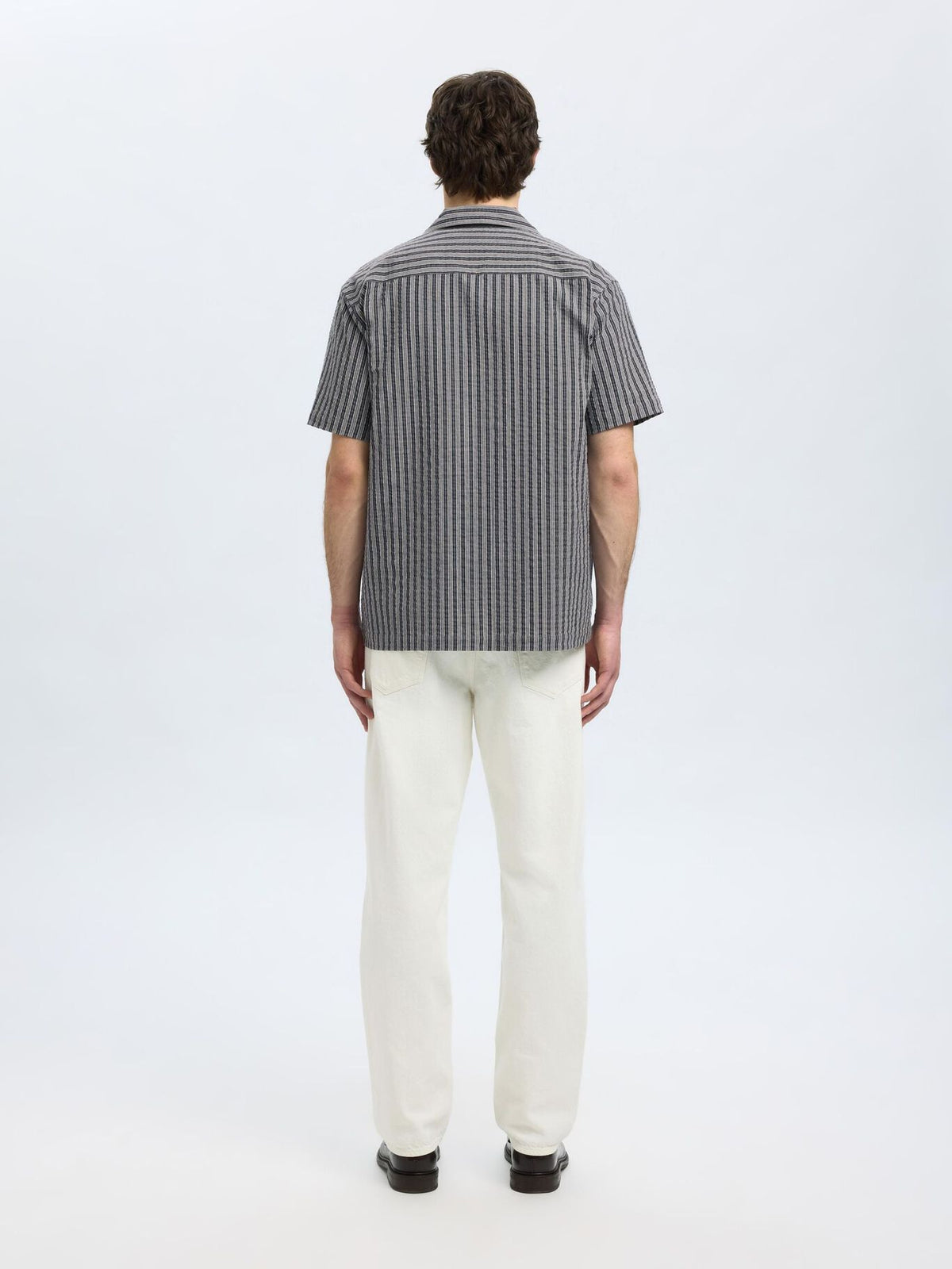 Relaxed Ace Seersucker Shirt - Sky Captain