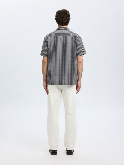 Relaxed Ace Seersucker Shirt - Sky Captain