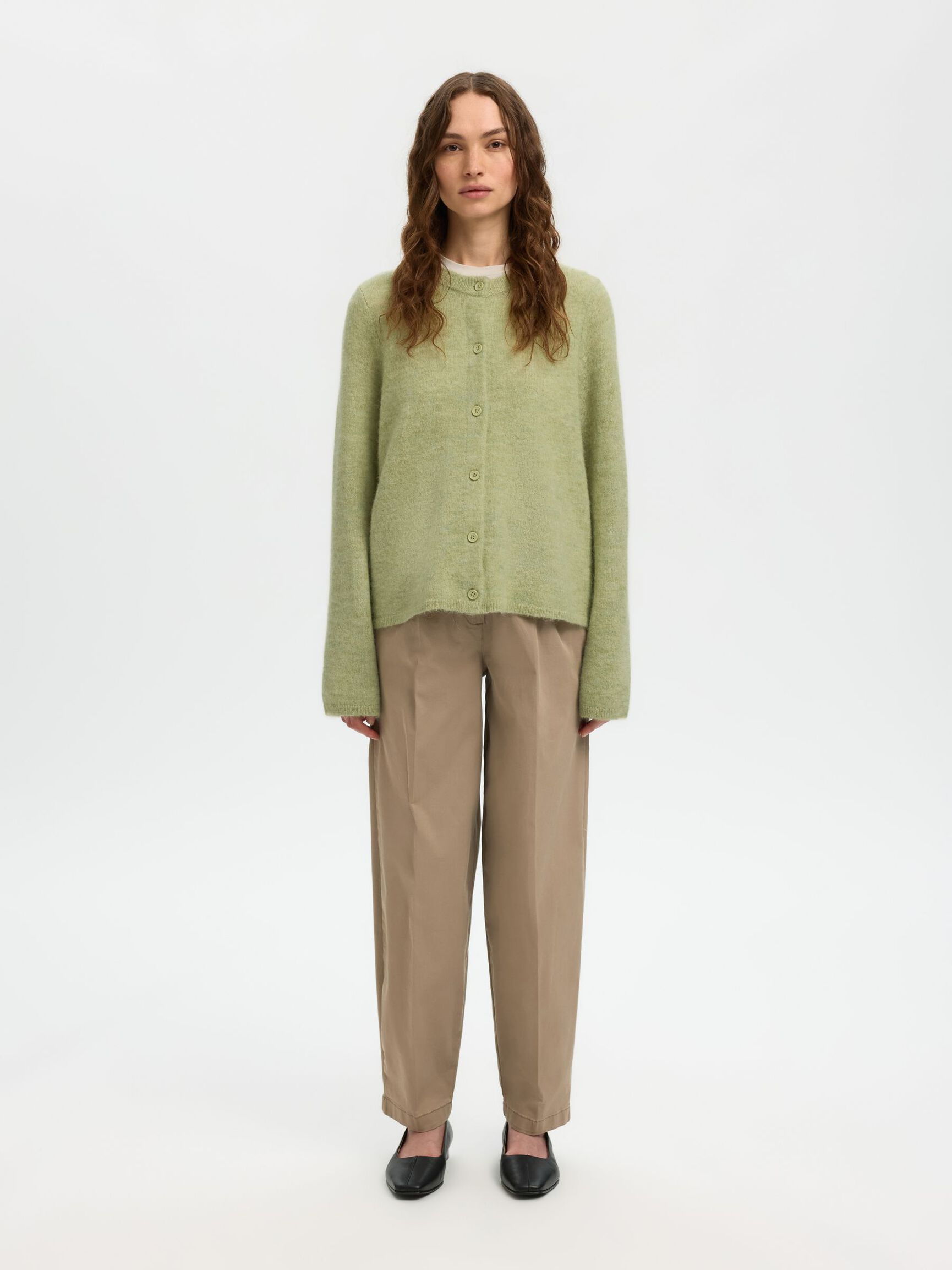 Lulu Knit Cardigan - Lint Melange
