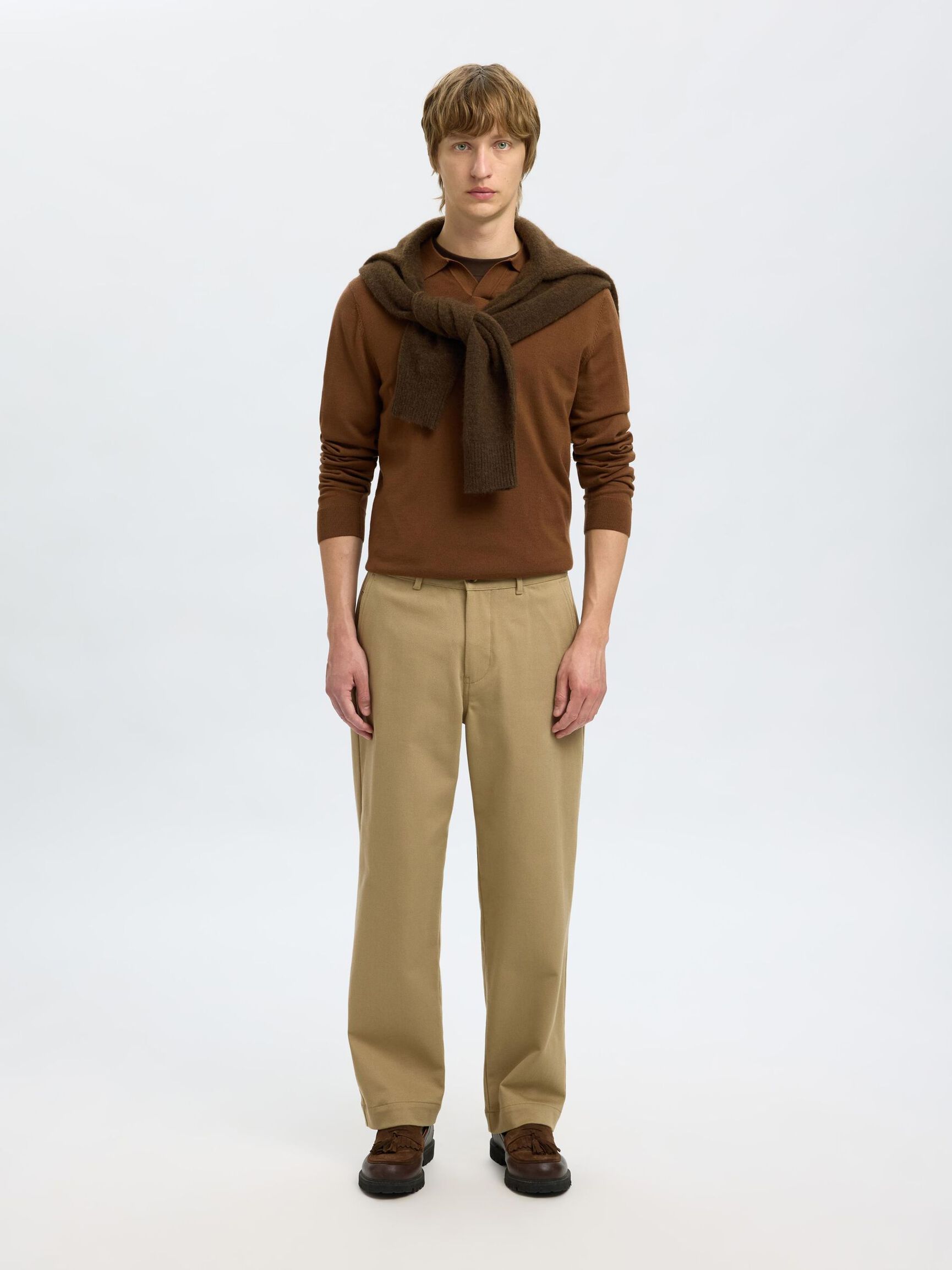 Harry 220 Twill Loose Pant - Chinchilla