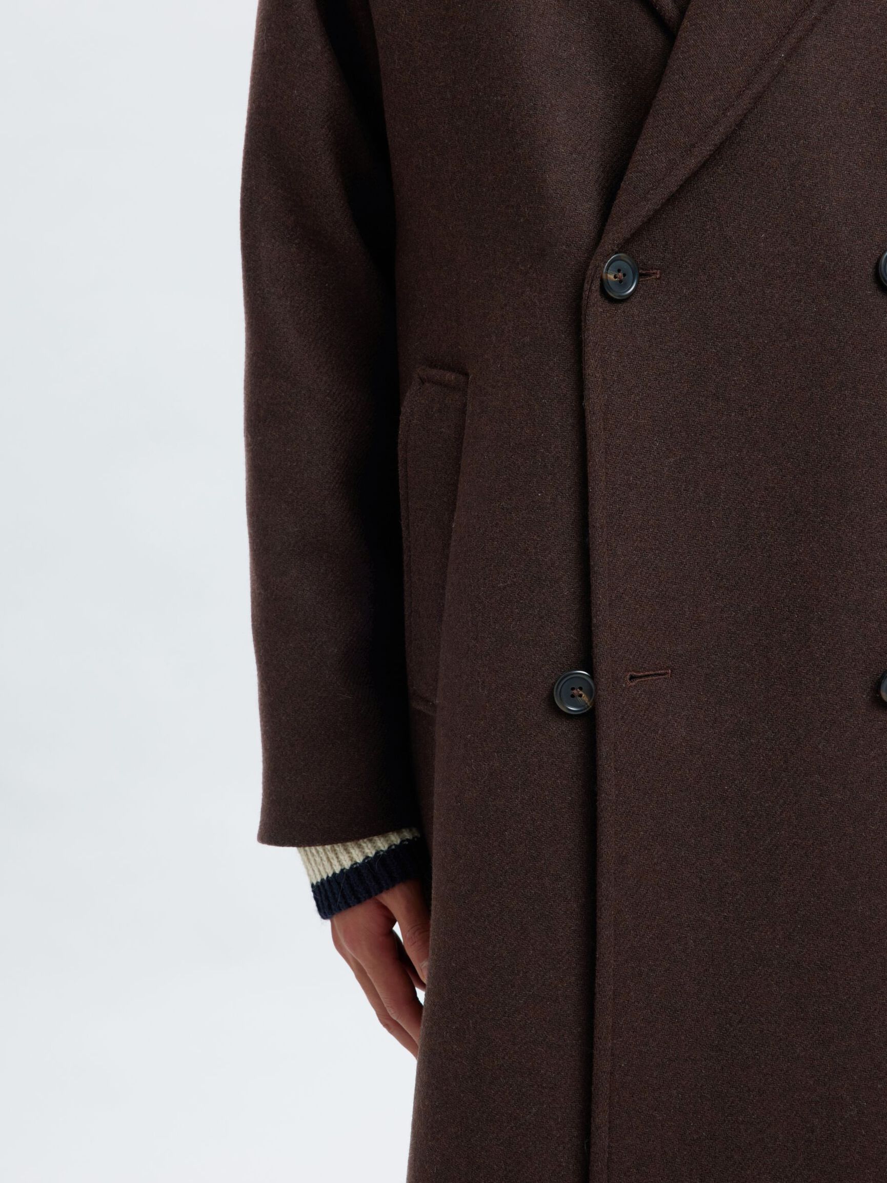 Simon Manteco Wool Blend Coat - Delicioso