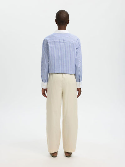 Juma Loose Barrel Pants - Birch