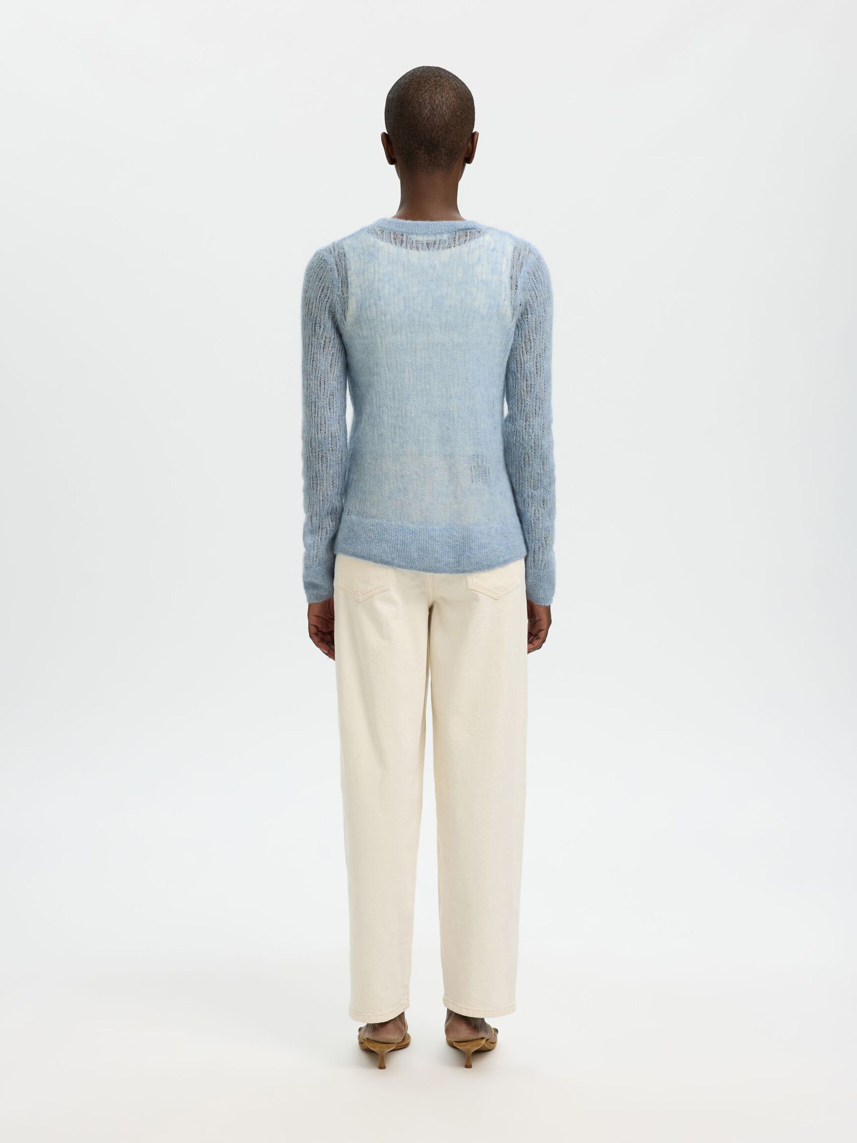 Mayer Structure Cardigan - Dusty Blue