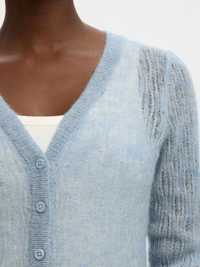 Mayer Structure Cardigan - Dusty Blue