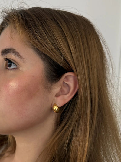 Zadie Mini Hoop Earrings - Gold