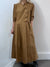 Talitha Midi Dress Organic Cotton - Ochre2