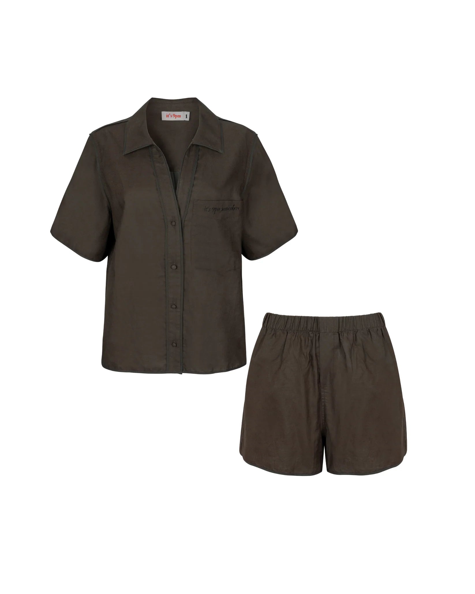 Matilda Linen Set - Wasabi