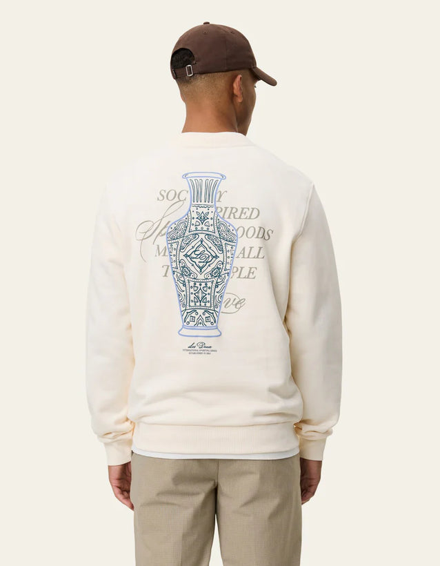 Ben Faience Sweatshirt - Eggnog White