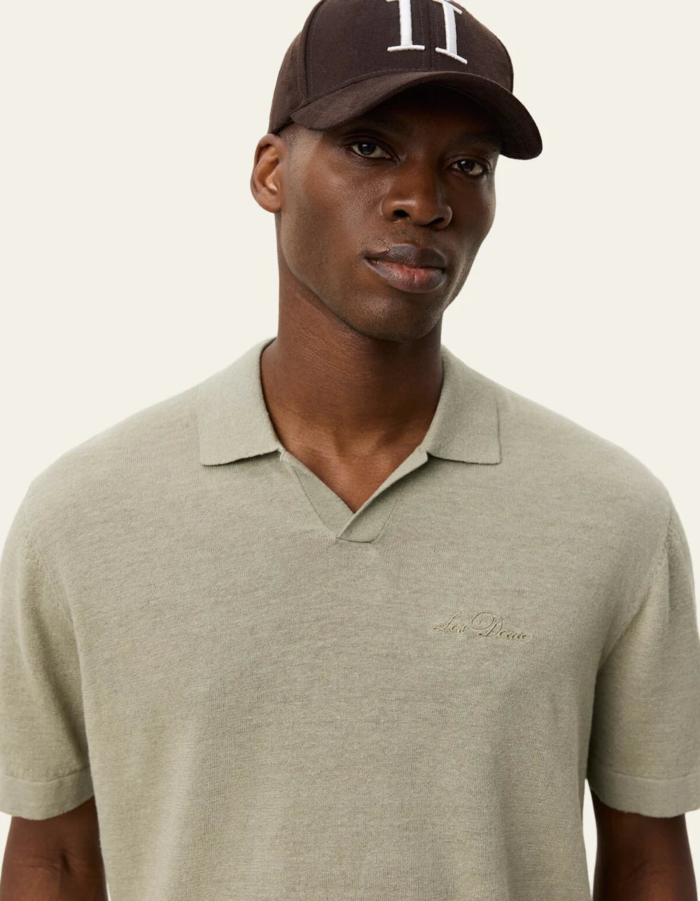 Emmanuel Polo Knit - Tea Green