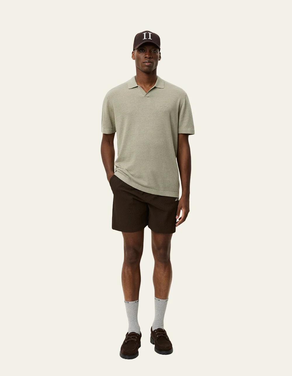 Emmanuel Polo Knit - Tea Green
