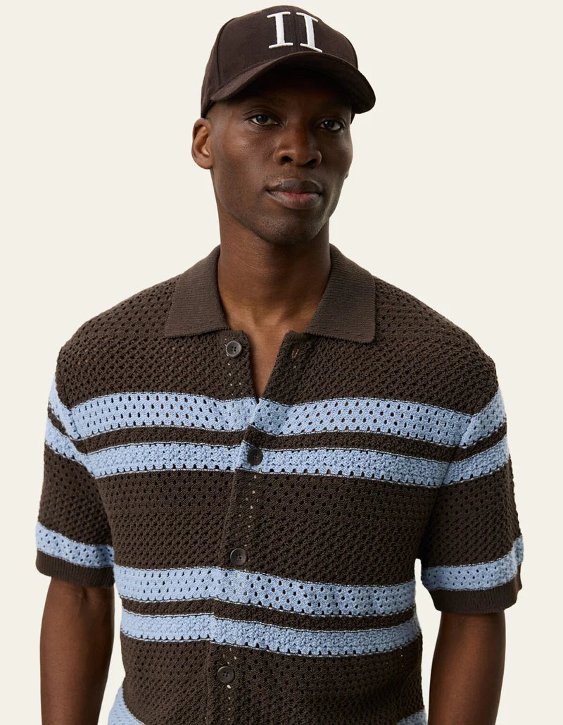 Gianni SS Knitted Polo Shirt  - Turkish Coffee Brown