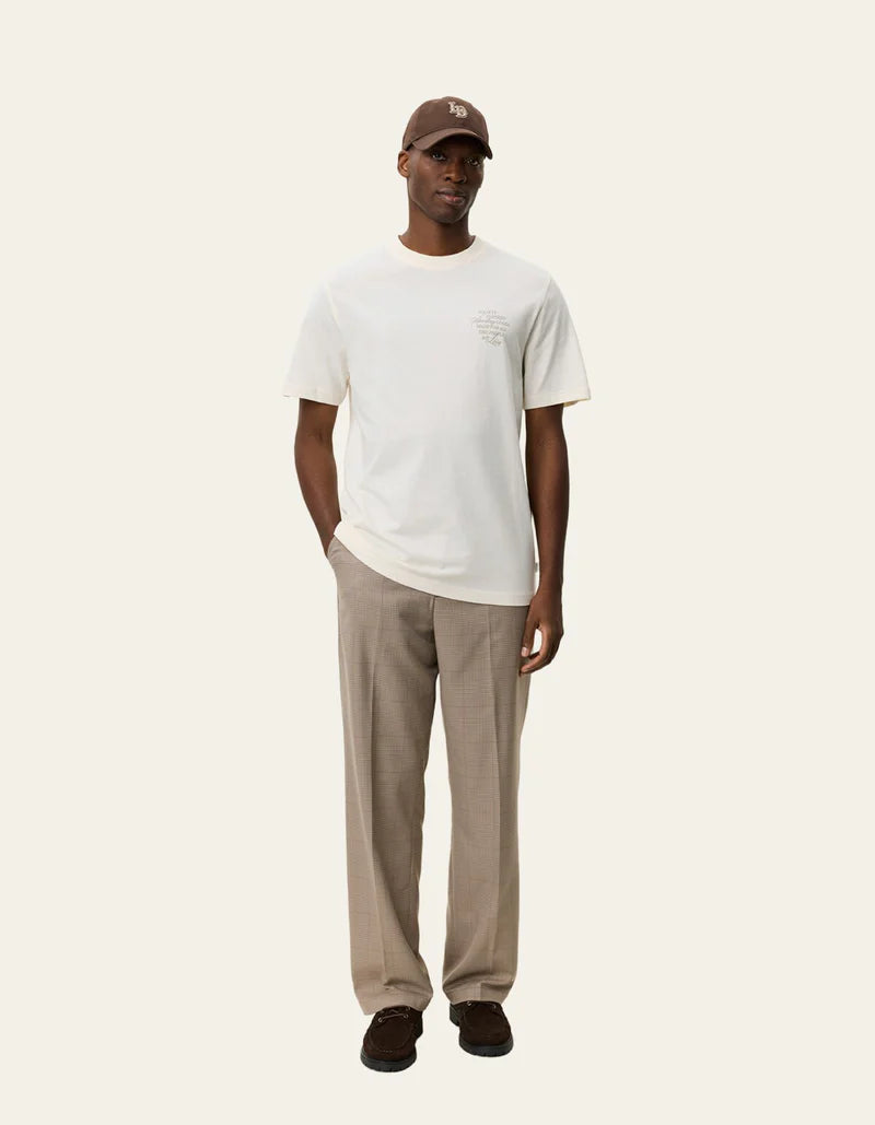 Ben Faience T-Shirt - Eggnog White