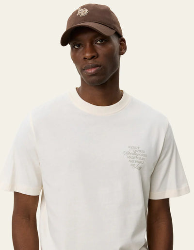 Ben Faience T-Shirt - Eggnog White