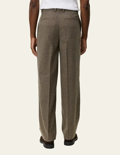 Randall Melange Suit Pants - Teak Brown