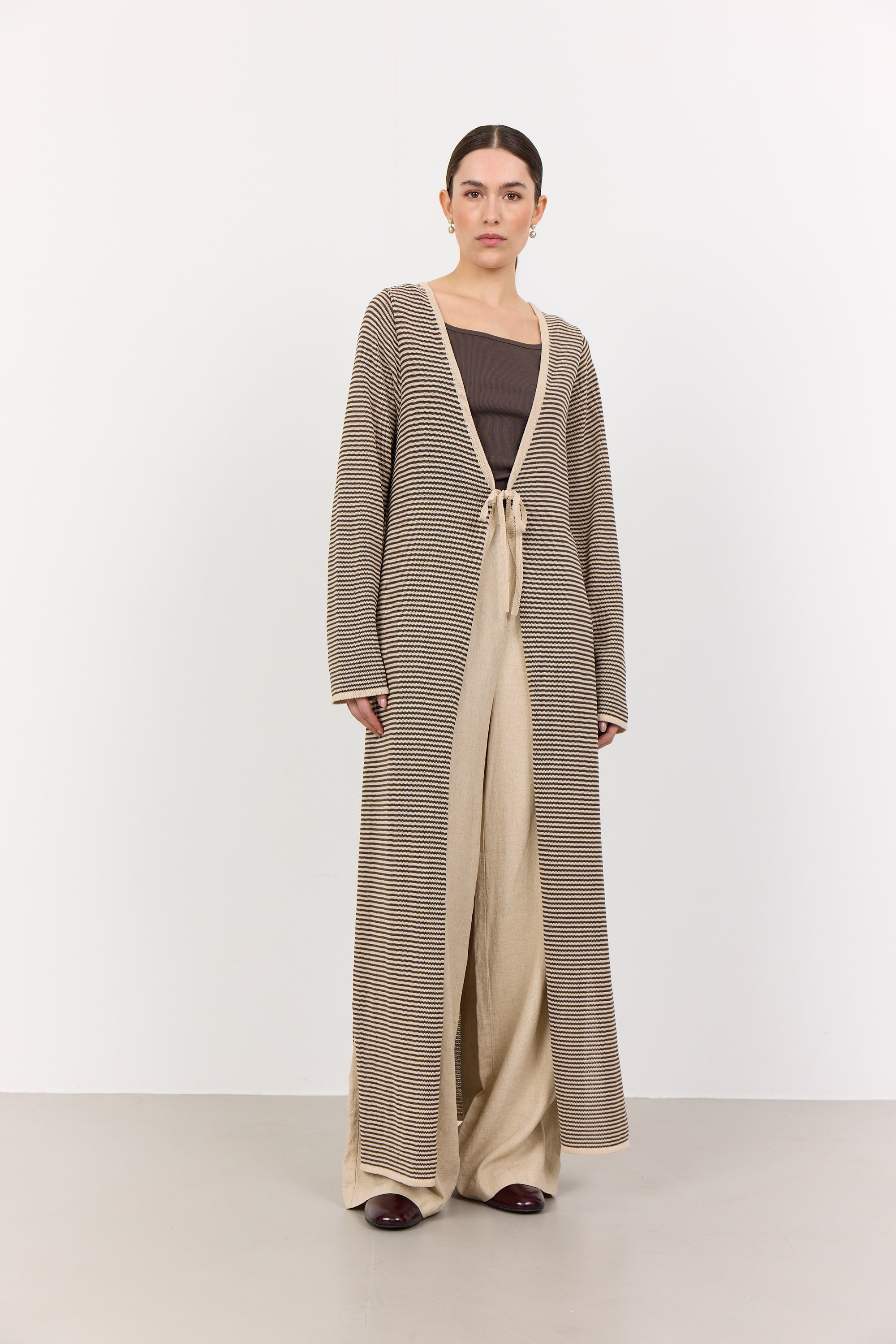 Lily 2 Cardigan - Dark Sand