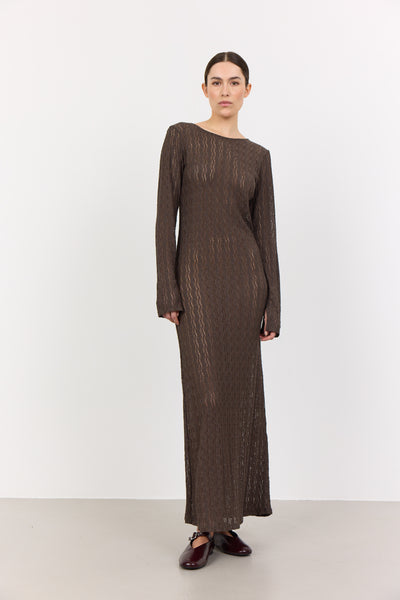 Laica Dress - Dark Brown