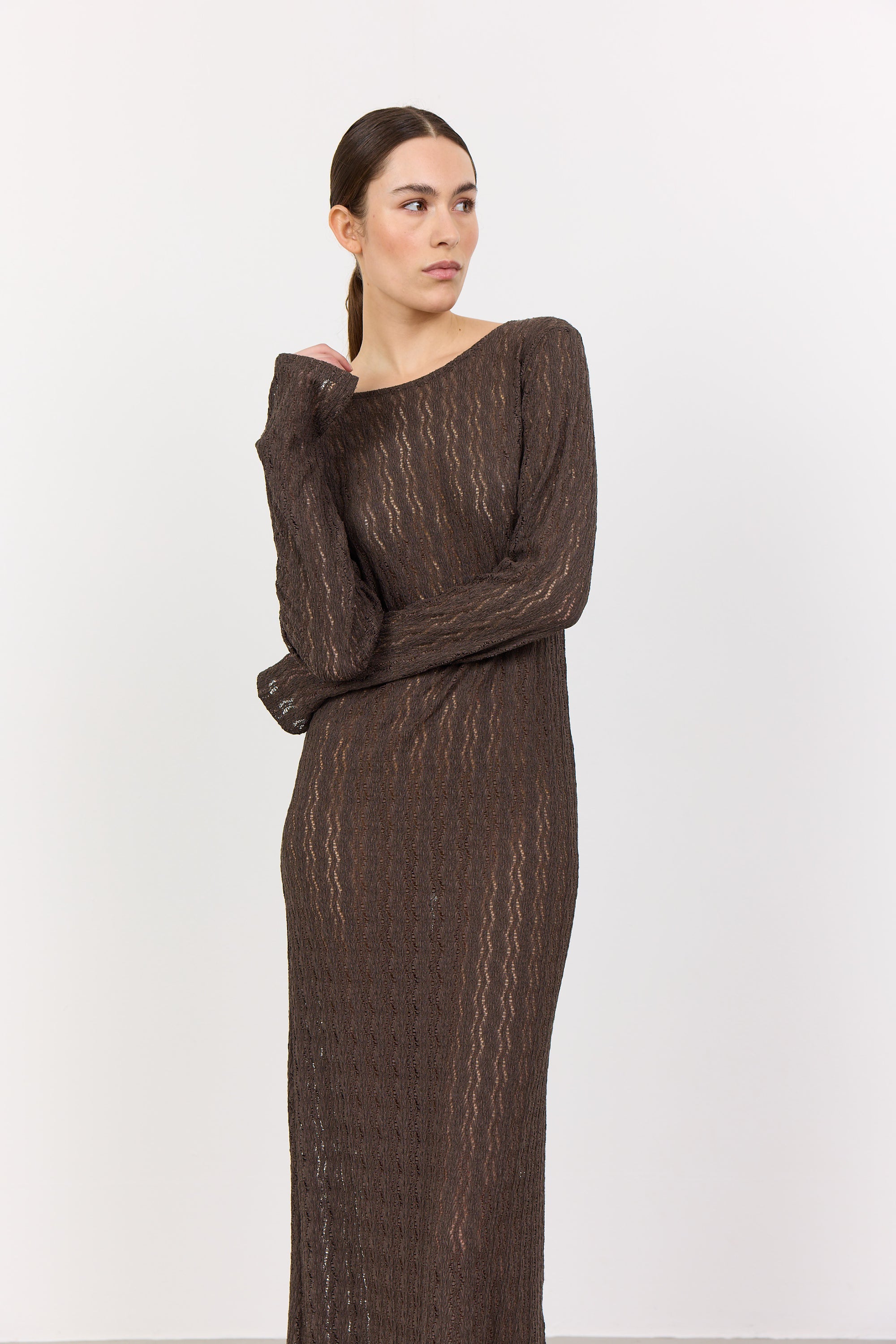 Laica Dress - Dark Brown