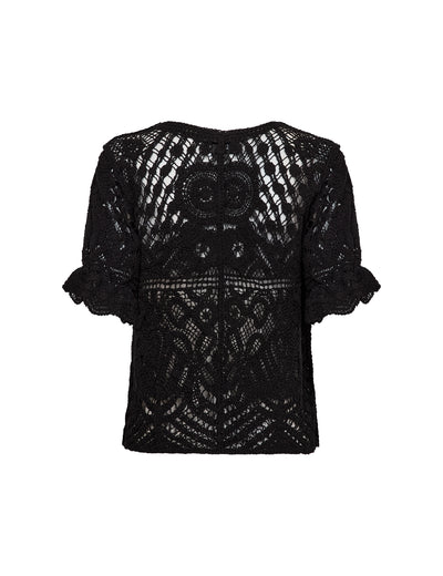 Rosa 2 Top -  Black