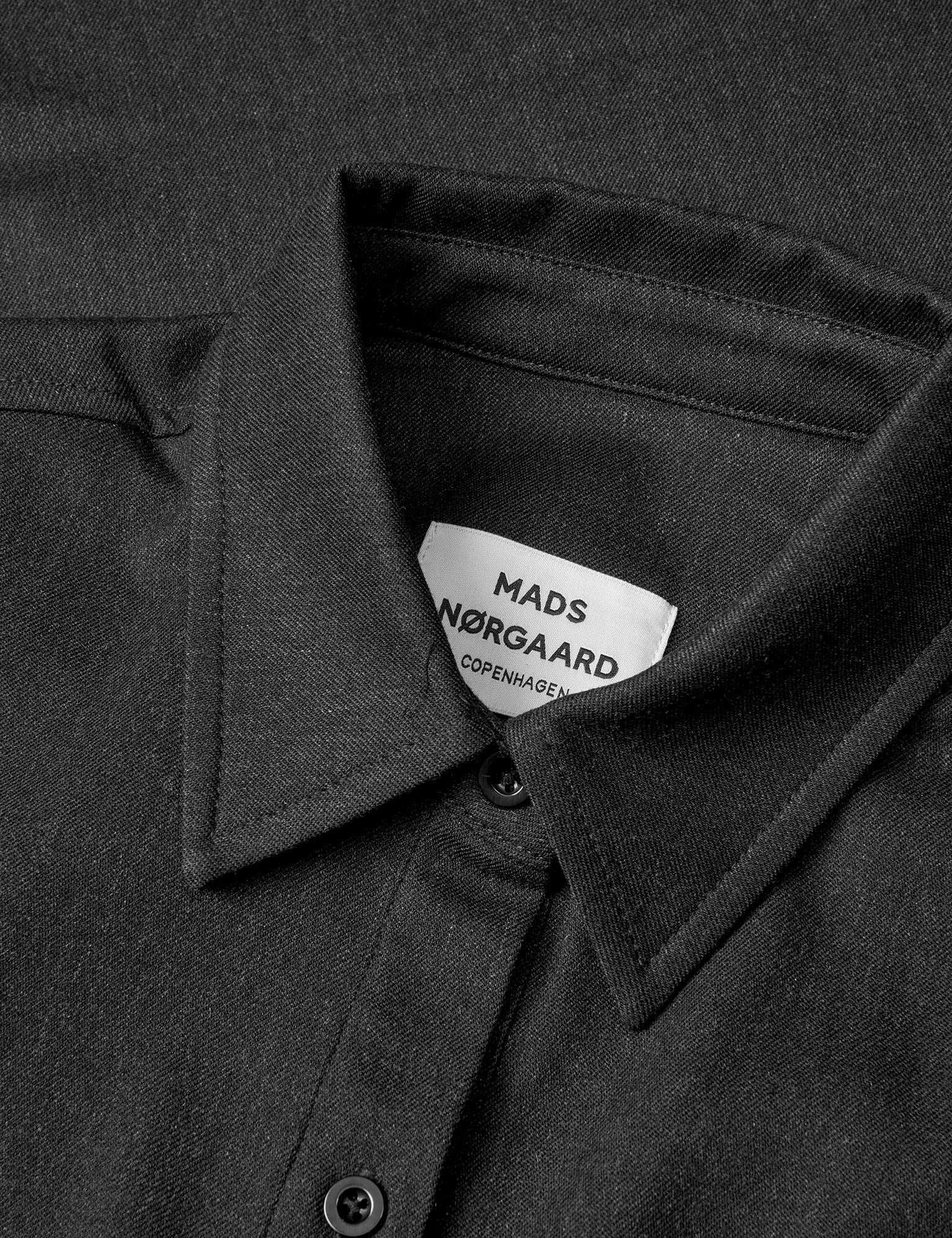 Fulva Nicky Shirt - Dark Grey Melange