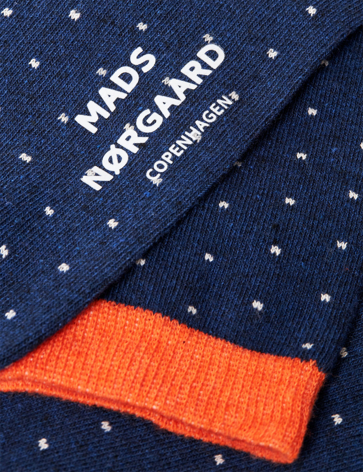 Ana Mix Sock Pair - Black Coffee Stripe/Blue Dot