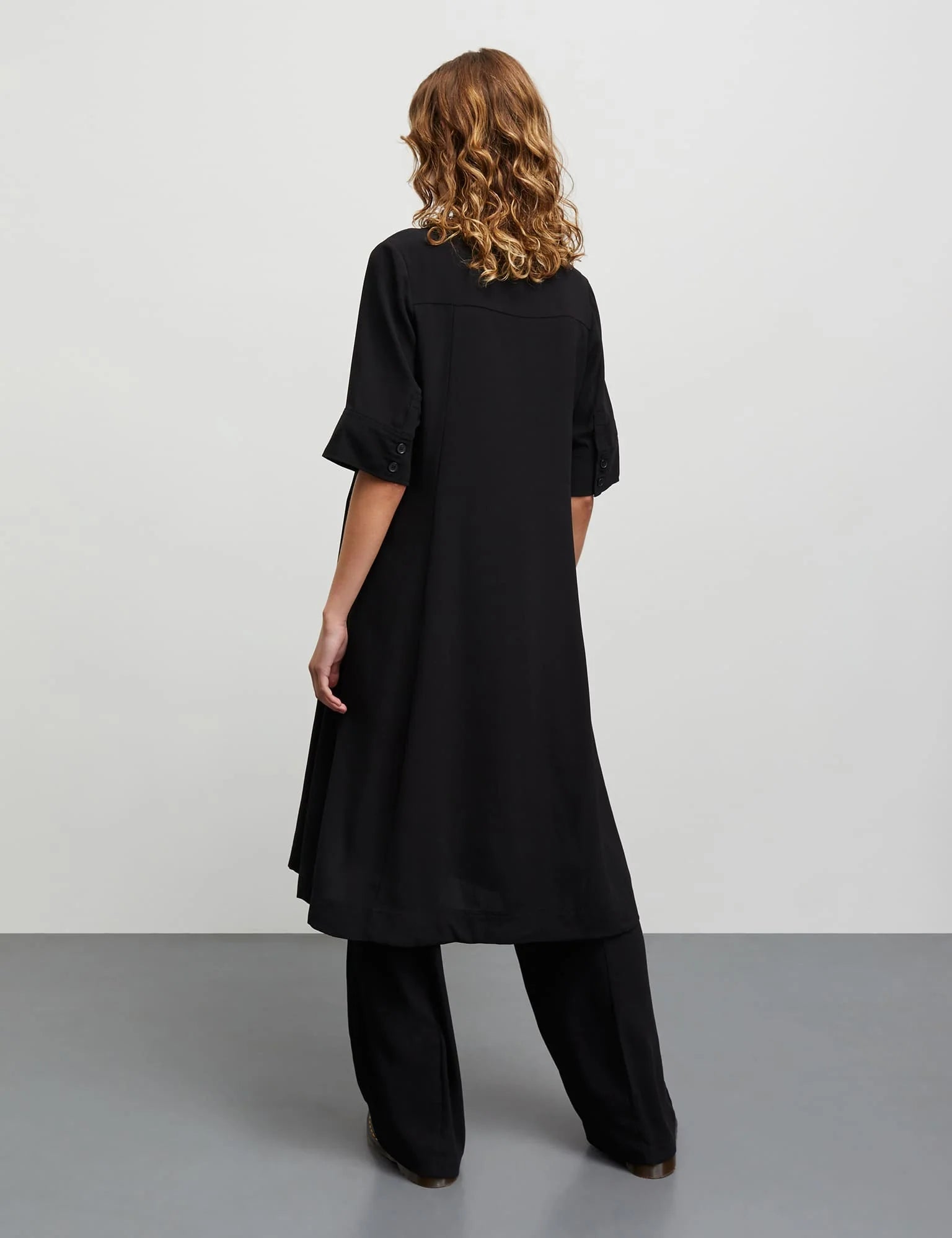 Light Crepe Margot Dress - Black