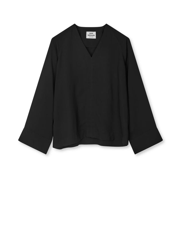 Light Crepe Milly Top - Black