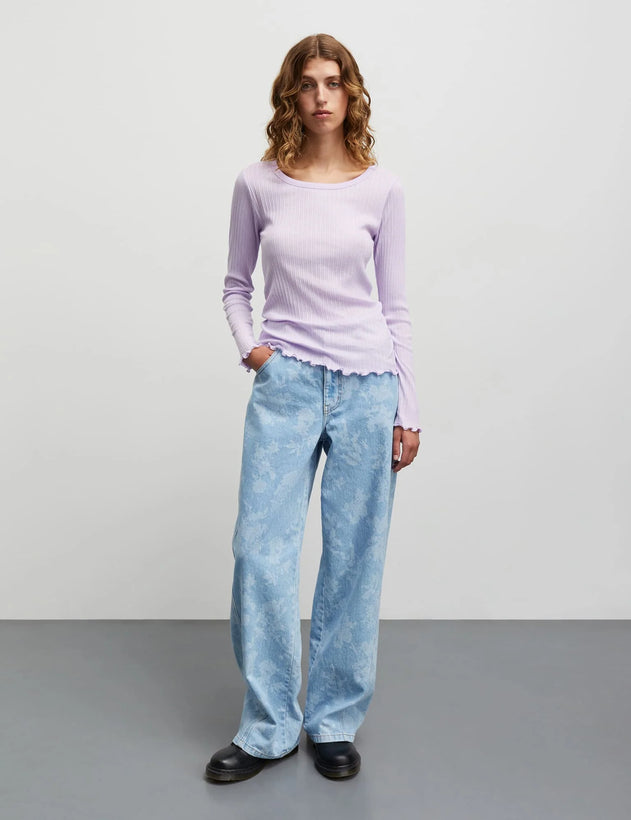 Art Denim Christel Jeans - Light Denim/Ink Flower