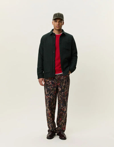 Wool Overshirt - Rosin Green