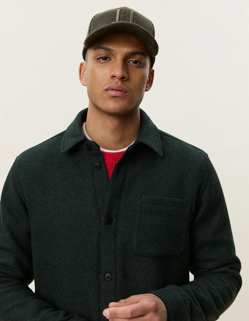 Wool Overshirt - Rosin Green