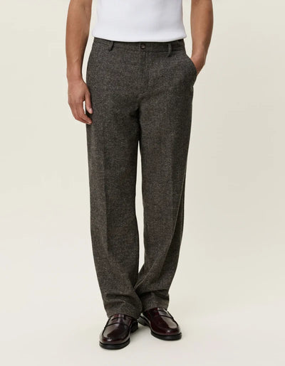 Wool Melange Slack Pants - Caribou