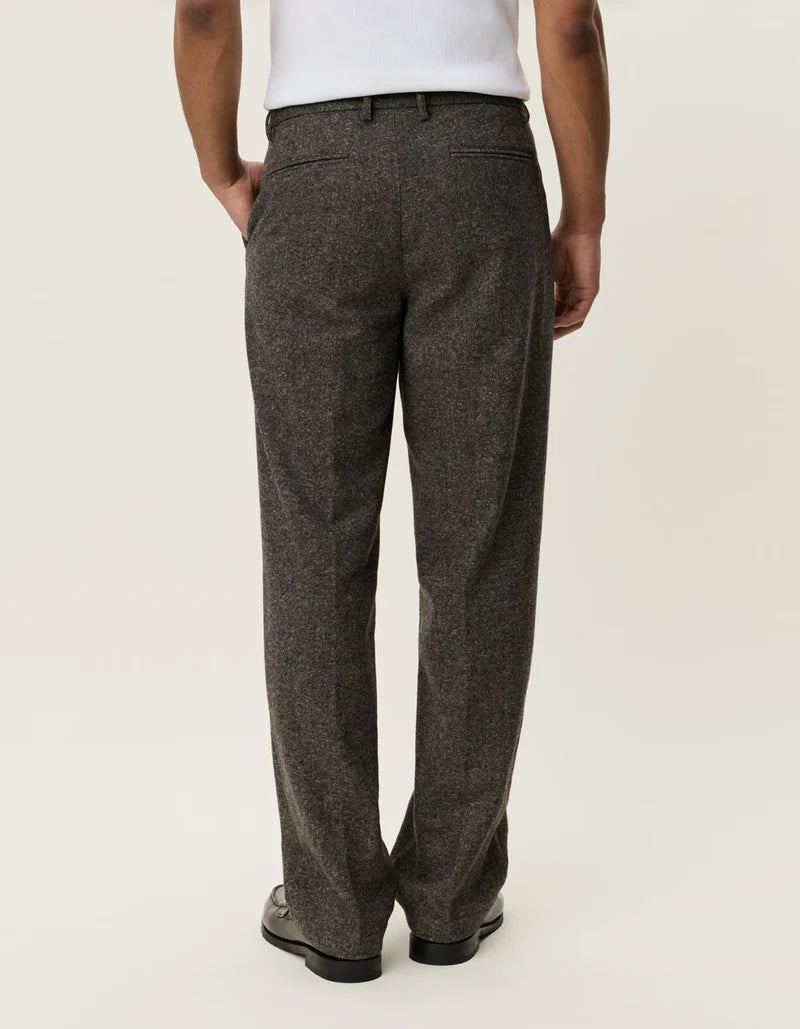 Wool Melange Slack Pants - Caribou