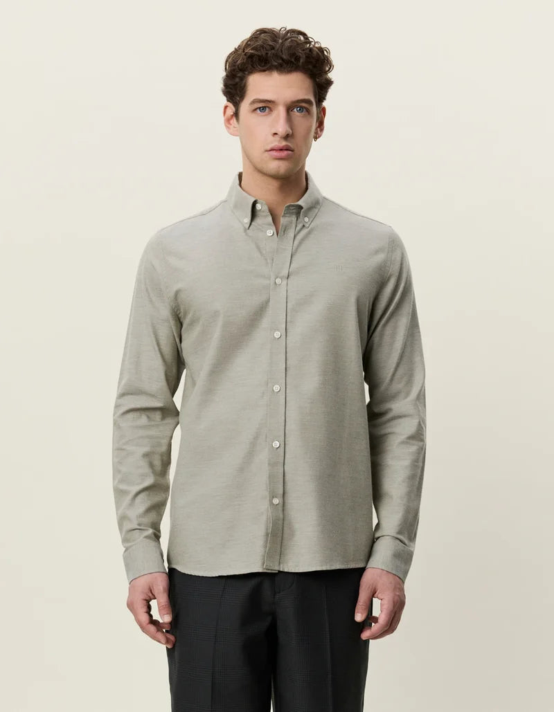 Soft Flannel Shirt - Laurel Oak Sand