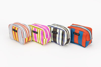 Wash Bag - Pink & Yellow